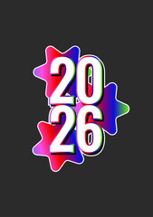 Happy New Year clip art.