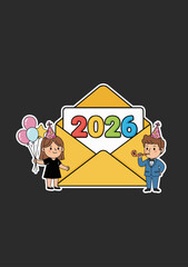 Happy New Year clip art