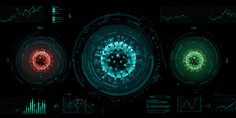 Virus analysis in a digital biotech interface