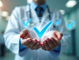 Verified Healthcare Data with Futuristic Digital Confirmation
