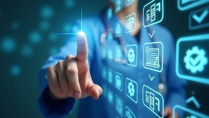 Photorealistic Healthcare Data Management with Digital Icons