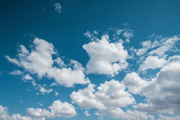 blue sky with clouds