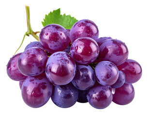 Fresh Grapes PNG – Juicy Fruit Cluster Isolated for Clean Display, Transparent Background.