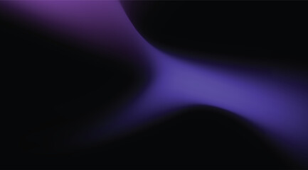 Abstract waves of deep violet and inky black blend in this dramatic image, the curved shapes and soft gradients creating a modern and subtly mysterious visual effect