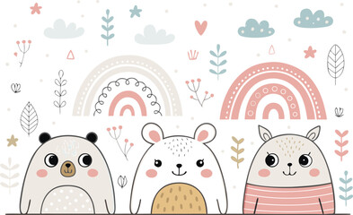 Donut, sweet confetti background. Sweet cake, donut confetti texture, seamless pattern. Colorful candy topping seamless background wallpaper. Vector illustration