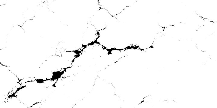 black and white cracked wall texture overlay abstract fracture and damaged background.