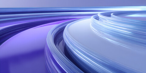 Elegant flowing lines in vibrant purple create a modern, dynamic background for technology, innovation, and forward-thinking business concepts
