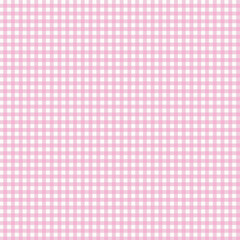 Seamless pastel pink gingham pattern.