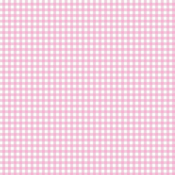 Seamless pastel pink gingham pattern.