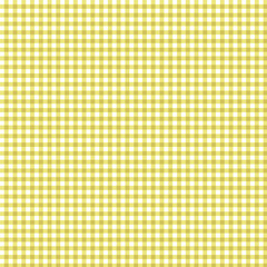 Seamless pastel yellow gingham pattern
