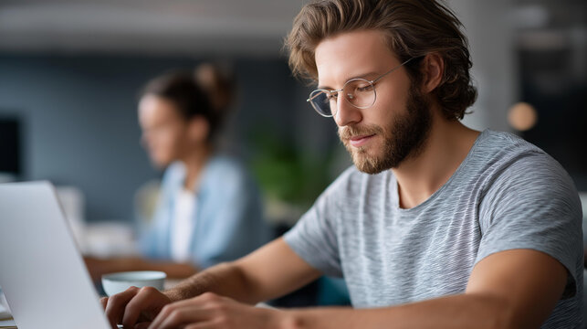 Developers testing apps in a stylish office setting, tech innovation in team collaboration, coding culture in modern workspaces, software solutions in app testing, coding environme