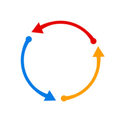 Circular arrow icon. The circular arrow symbolizes loading, refreshing, and reloading.	