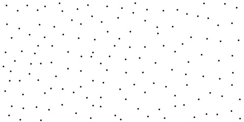 Abstract design shape of connected dots on white background.