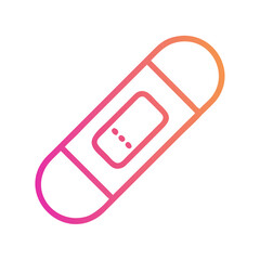 Bandage icon for web and graphic design