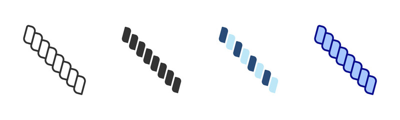 Rope Icon Set. Designed In Multi Style © Ponisih
