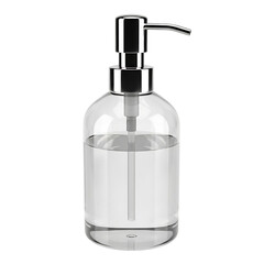 Obraz premium Liquid soap dispenser plastic bottle clean hygiene object isolated on transparent background