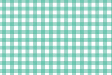 Blue minimal plaid fabric seamless vector texture. Pastel checkered gingham background. Woven textile style plaid pattern. Tartan repeat design for interior, packaging