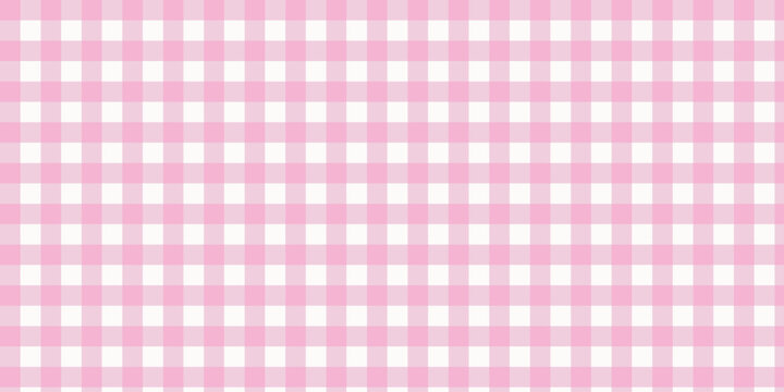 Pale blush pink gingham