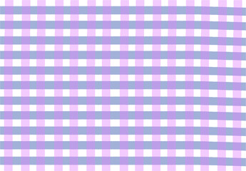 水彩　背景素材　ギンガムチェック　壁紙　パープル　ラベンダー　ネイビー