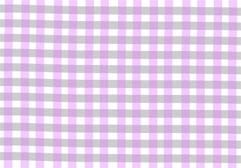 水彩　背景素材　ギンガムチェック　壁紙　パープル　ラベンダー　グレー