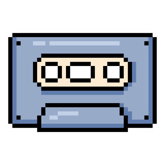 Vector Pixel Art Icon - Audio Cassette