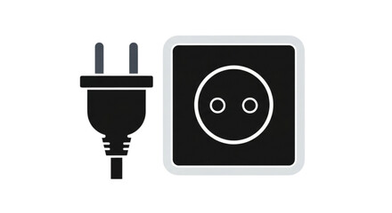 Universal EU European Type F Schuko Power Plug & Socket Outlet Set 16A 250V - Grounded Electrical Adapter for Home Appliances, Office Equipment, Travel Charging & International Compatibility