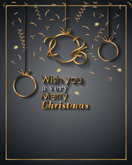 2026 Merry Christmas background for your seasonal invitations, festival posters, greetings cards.