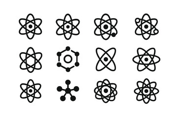 Atom and Molecule Icon Set