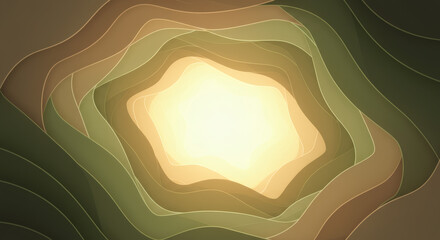 Abstract Layered Earth Glow