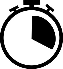 Stopwatch vector icons, hourglass symbols, timer design, countdown graphics, speed concept, time passing, clock silhouette, urgency sign, deadline icon, fast, isolated on transparent background