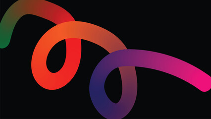 Curve line art background