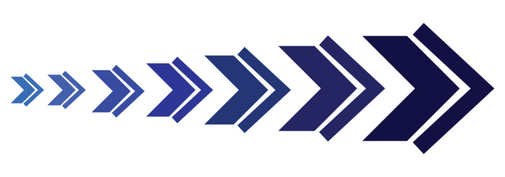 colorful arrow icons and chevron symbols. collection of directional pointers and navigation signs. vector illustration and transparent PNG. Suitable for web, interface, and graphic design. speed