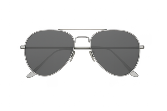 Aviator sunglasses protecting eyes from sun, a stylish eyewear accessory