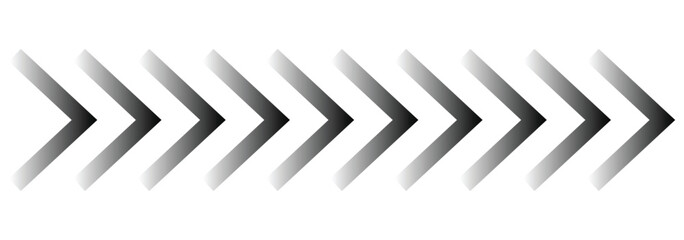 colorful arrow icons and chevron symbols. collection of directional pointers and navigation signs. vector illustration and transparent PNG. Suitable for web, interface, and graphic design. speed arrow