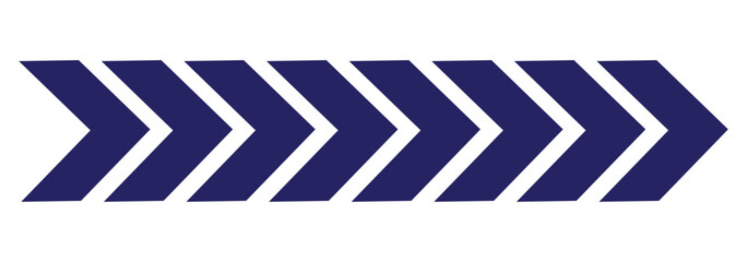 dynamic moving arrow symbol. Pointing right chevron arrow different style. speed direction signs. directional arrows symbol.