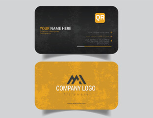 Professional Horizontal Business Card Template for Special Branding