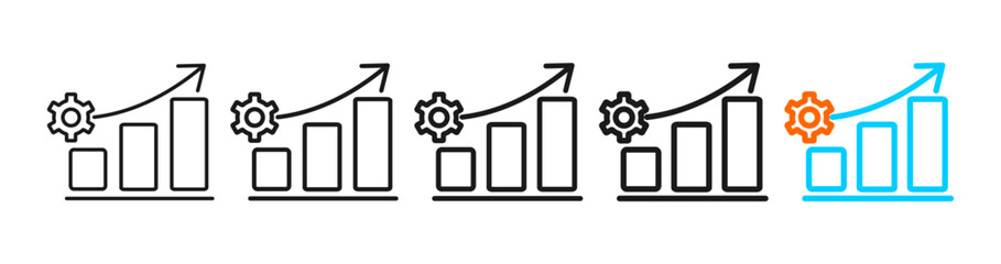 outcome icon set multiple style collection	
