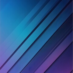 Diagonal layered bands display a gradient transition from bright cyan to deep indigo blue.