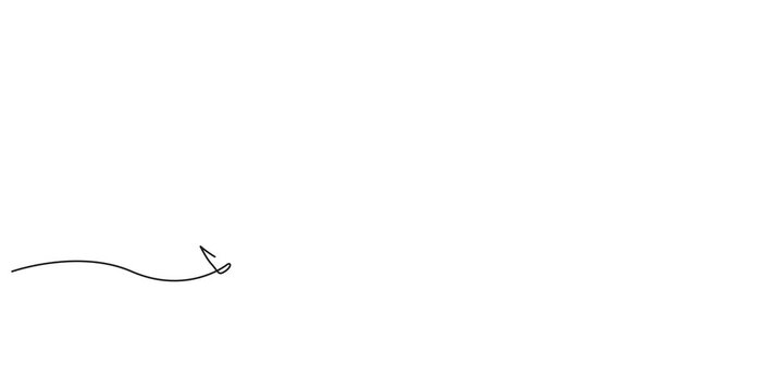 Chaotic and mess lines with target continuous line drawn animated video. Achieve goal symbol. Problem solving concept animation.Ball of woolen thread with knitting needles in one continuous line