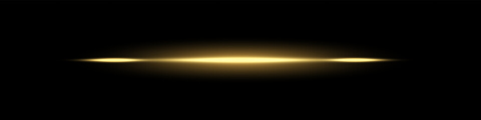 Bright horizontal beam of light on black background. Glowing laser effect creating futuristic and sci-fi aesthetics.
Suitable for technology, energy, speed and digital design themes.