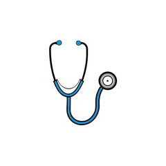 Stethoscope, icon for medical health care