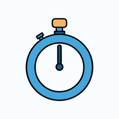 Stopwatch time management measurement icon