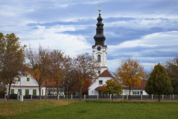 Protestant-Lutheran parish church in Oberwart, Burgenland, Austria, Europe, Central Europe
