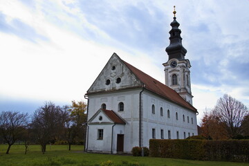 Protestant-Lutheran parish church in Oberwart, Burgenland, Austria, Europe, Central Europe
