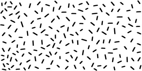 Small dash background. Dash seamless pattern with hand drawn abstract texture on white background.