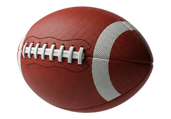 American football isolated on transparent background