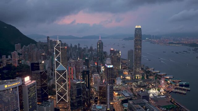 Hong Kong Central Sunset