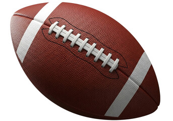 American football isolated on transparent background