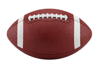 American football isolated on transparent background