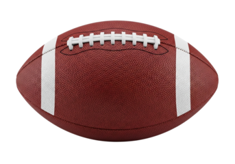 American football isolated on transparent background